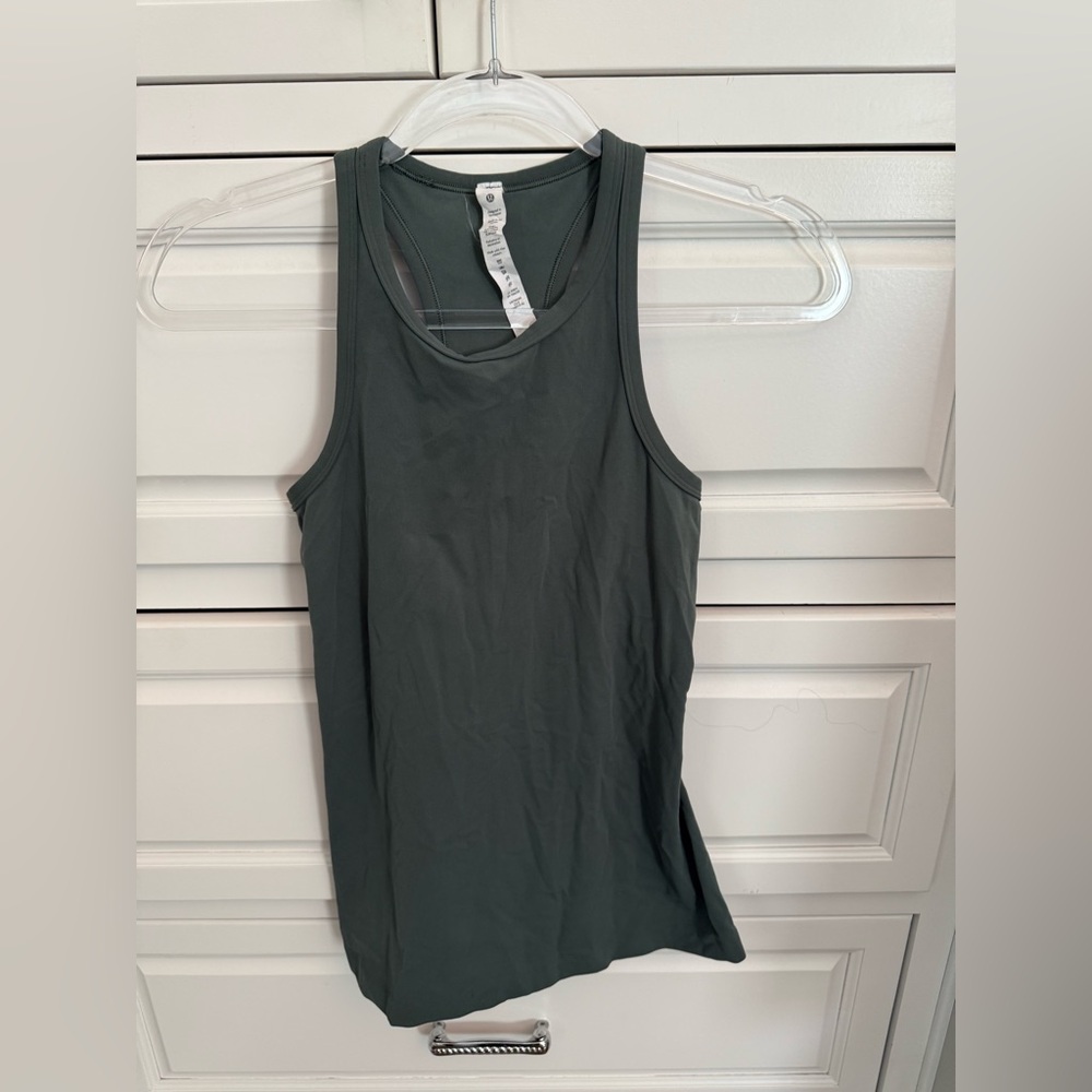 Lululemon Athletica Dark Gray Tank Top